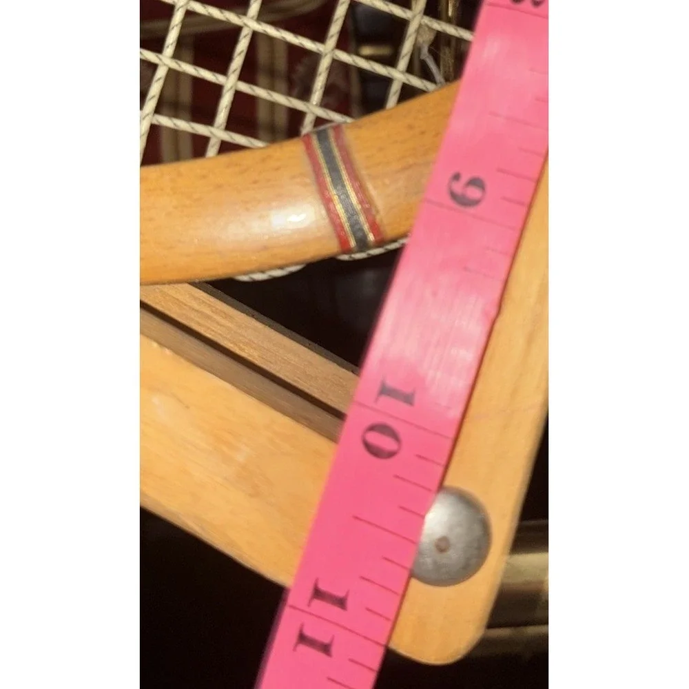 Wilson Tennis Racket Signature Don Budge Speed Flex‎ Fibre Face Frame Vintage